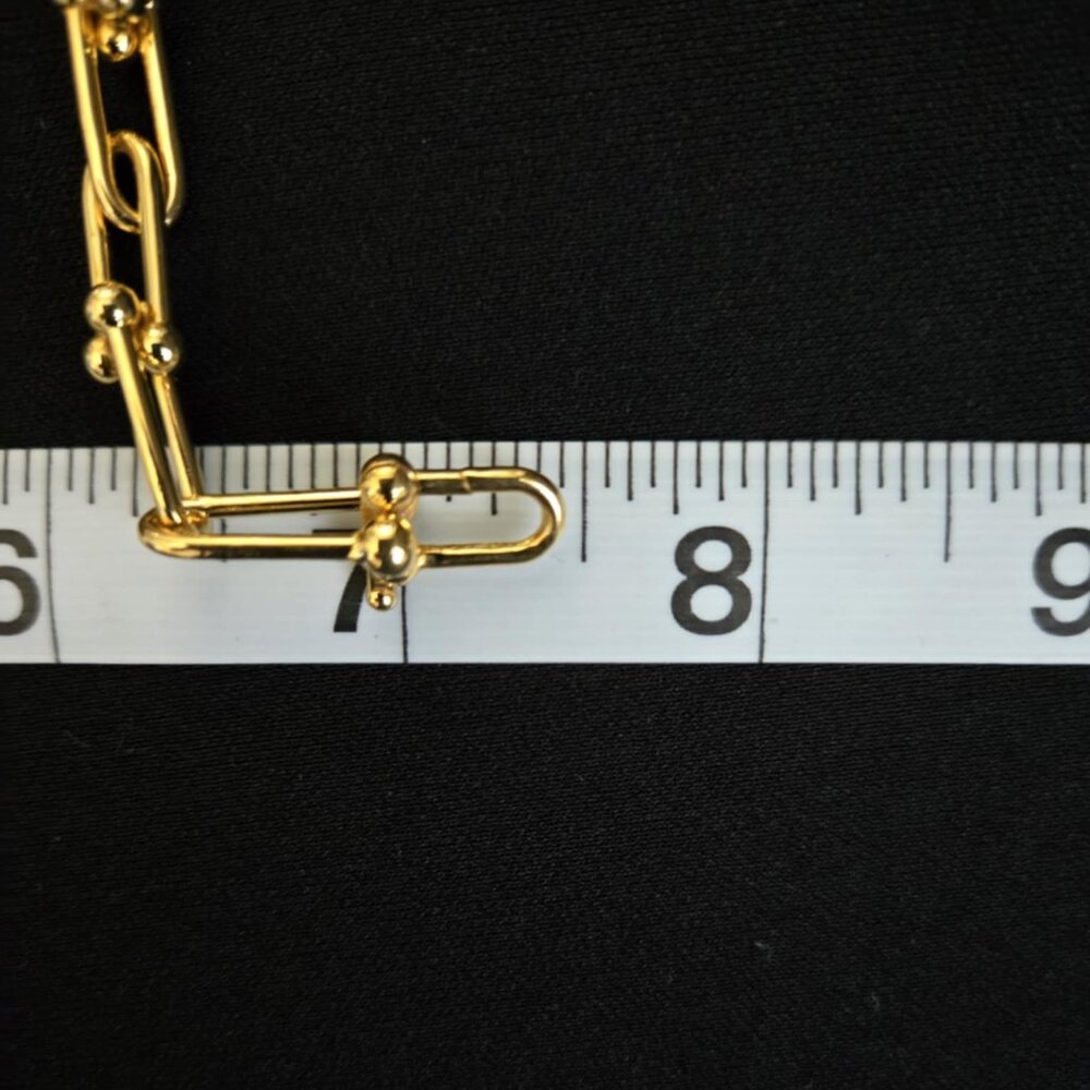 21k Bracelet Hardwarelink design - Picture 10 of 14